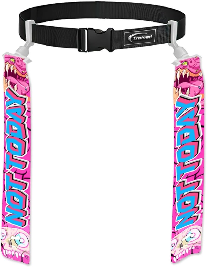 Trained Custom Flag Football Belt Set Includes 2 Pop Flag Football Flags and Belt | Durable Adult Flag Football Belts - Image 1